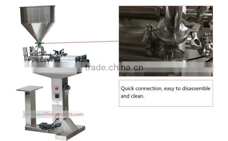 HP-CD Double Heads Piston Manual Paste Filling Machine