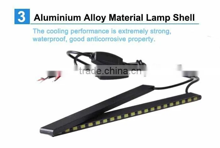 Latest flexible LED drl light permanent bright and flash daytime running light