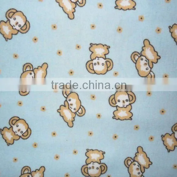 Custom flannel fabric printing for Baby Wear