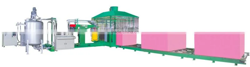 Electronic foam blocks batch mixing machine