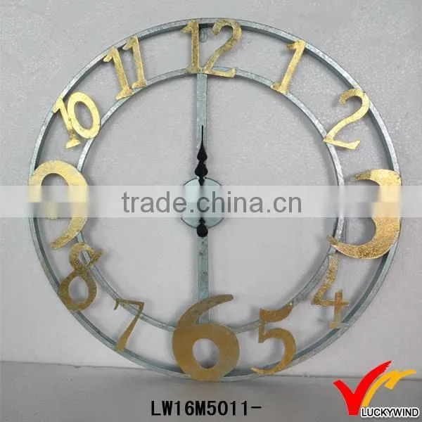 best selling antique vintage iron clock numbers