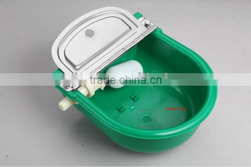 Plastic cattle drinker bowl