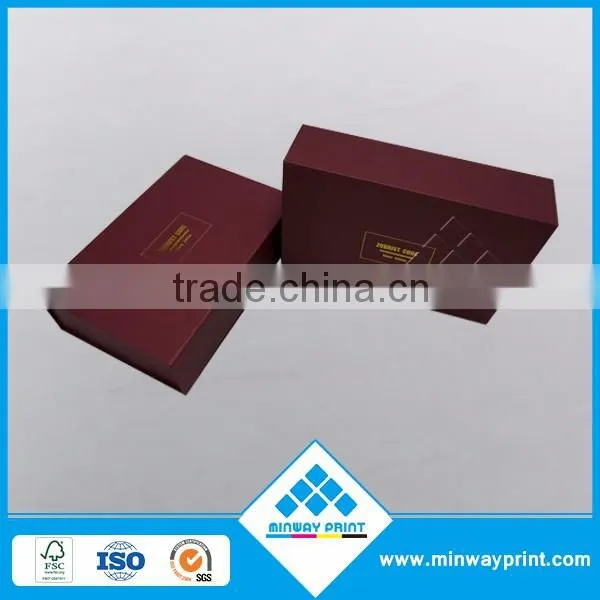 Popular custom book style magnetic paper gift box