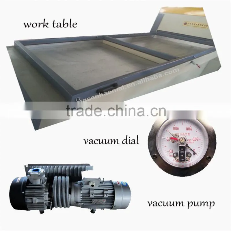 mdf board coating machine vacuum membrane press machine