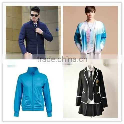 100% polyester pongee fabric for uniform and jackets