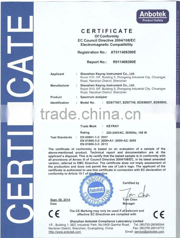 Lab XRF gold tester