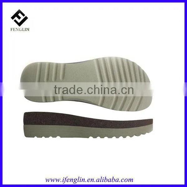 top material of latex shoe sole