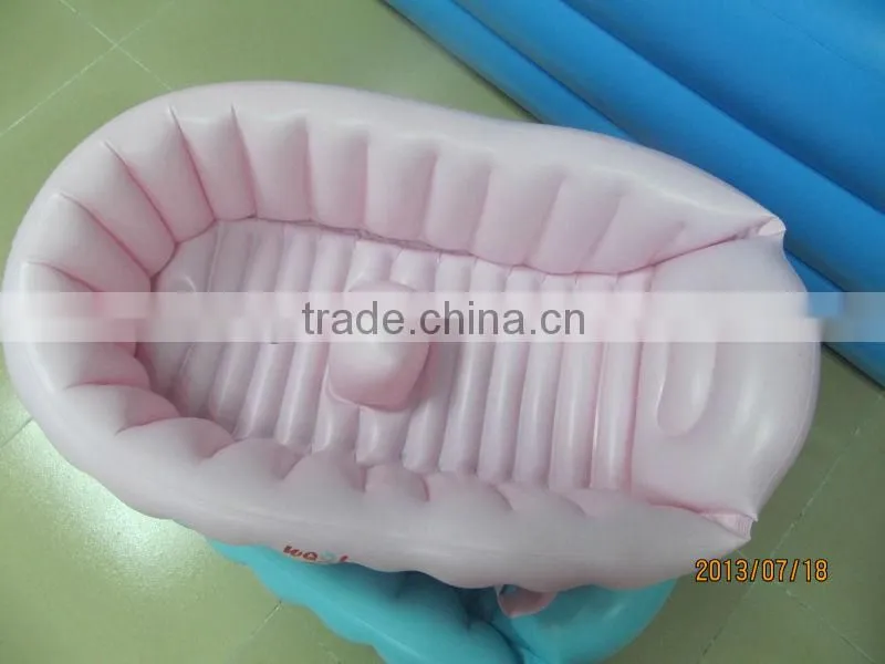 PVC Inflatable baby bathtub/ folding baby bathtub