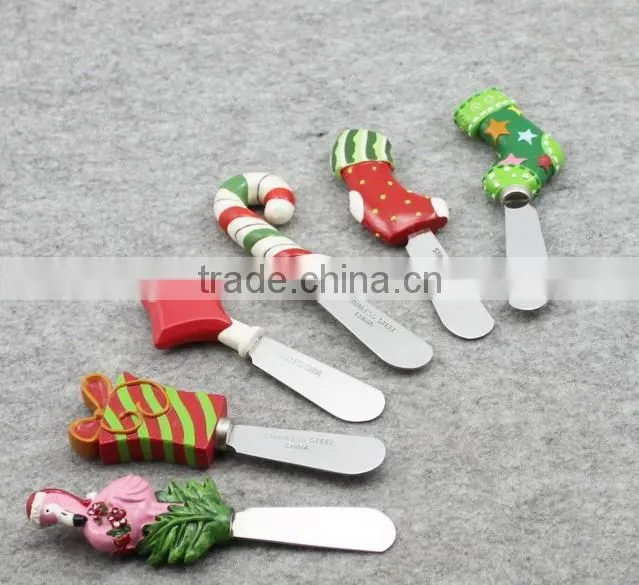 resin handle butter knife