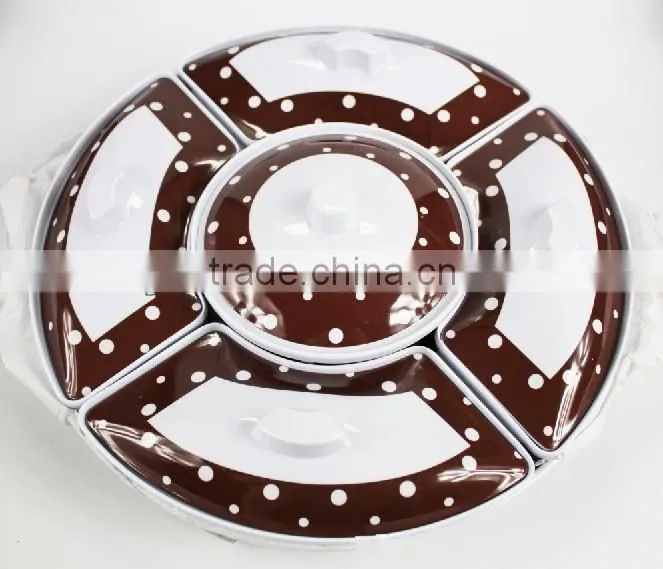 colorful combine type melamine boxes set