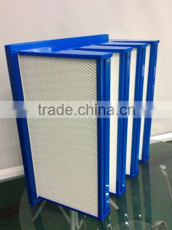 4V-type filter/high efficiency H13 V-type air conditioning industrial air filter