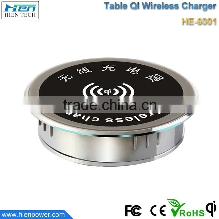 portable cell phone wireless charger for iphone/samsung/blackberry wireless phone charger
