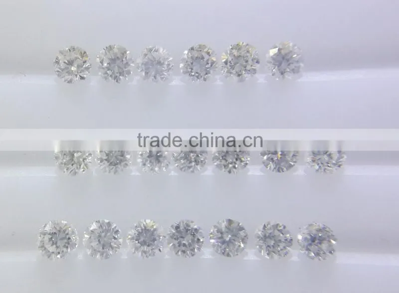 2-2.5mm 1cts Lot VS Clarity F Color Natural Loose Brilliant Cut Diamond