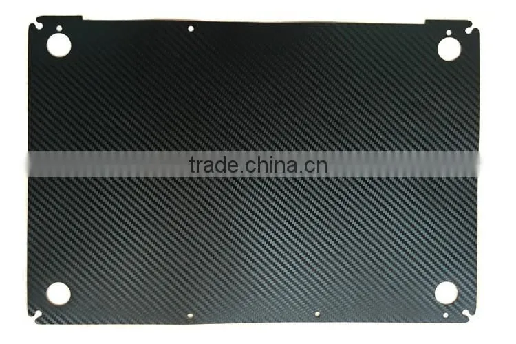 Manufacturer Cheap back full body carbon fiber skin sticker for macbook