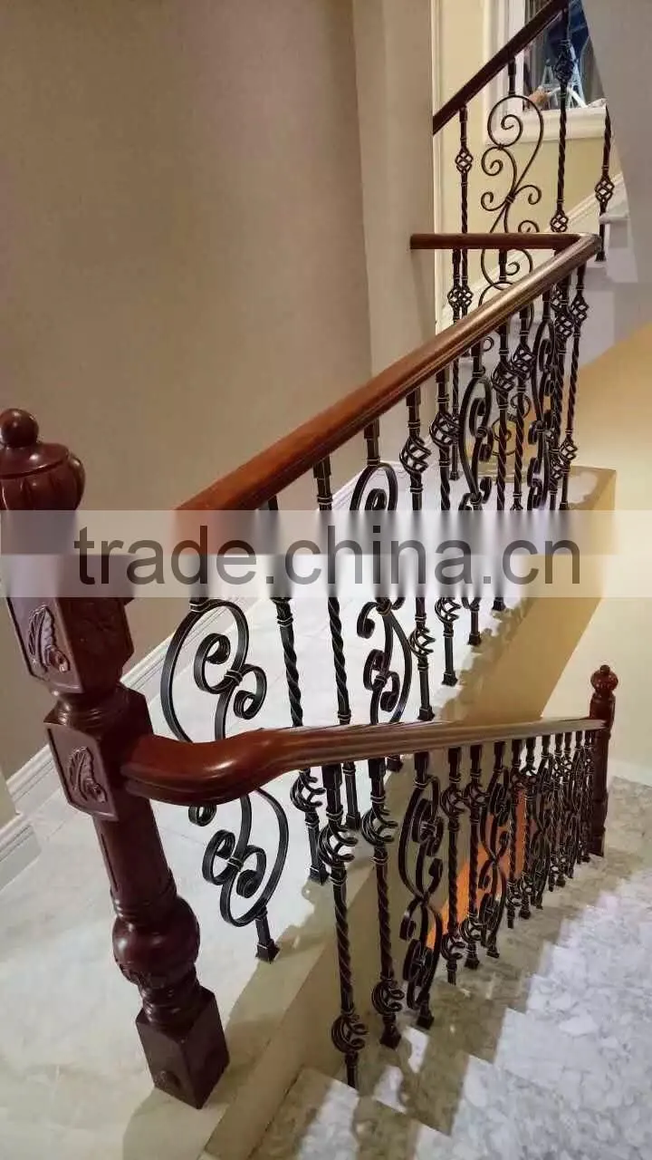 Wrought iron stair railing panels , stair handrail , wrought iron stair railing on Alibaba online shopping