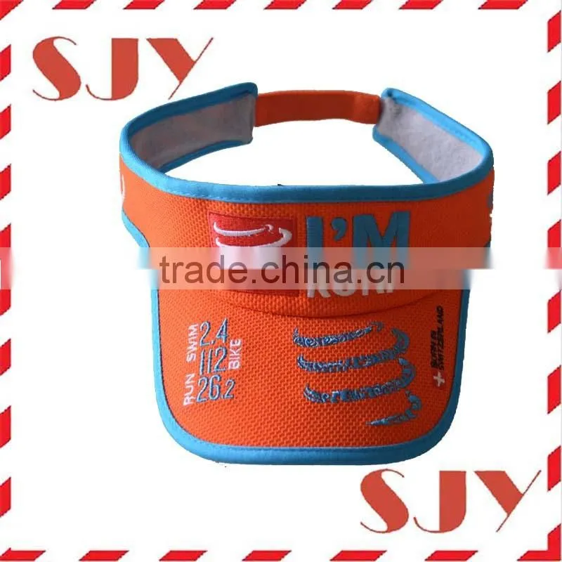 wholesale custom embroidery sport long bill visor cap