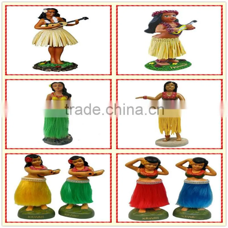 Antique design handmade pair Dancing girl figurines