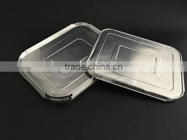 Pure aluminum foil container with aluminum foil cover, good partner, fresh