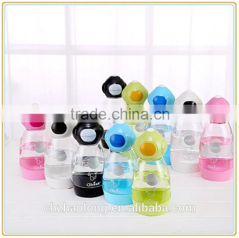 Chinese factory price plastic custom kids water bottle with fancy design