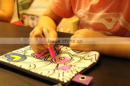 Hot Sale DIY Cheap Promotional Cosmentic Bag, Kids Drawing Bag