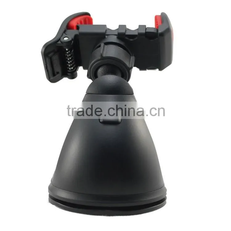 New released car mount phone holder with dual clip stand holder for smart phones