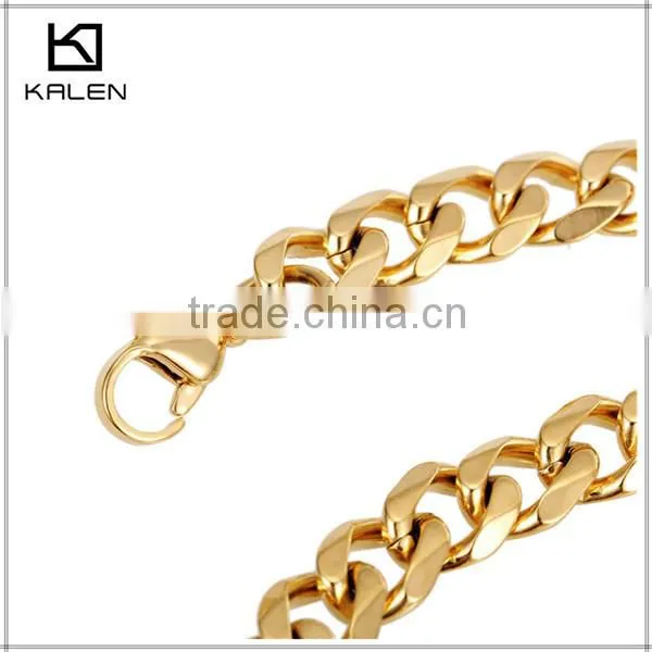 2015 Kalen fashionale gold plated statement pendant necklace