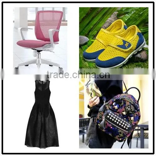 China popular warp knitted low price of mesh fabric for sports shoes