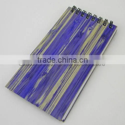 Customized wooden cover notebook