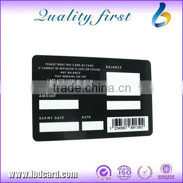 Ntag213 Inkjet Barcode RFID Cards Printing