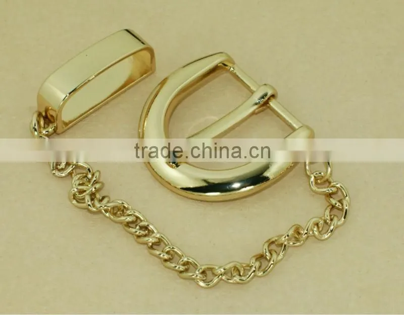 fashion metal belt buckles with chain