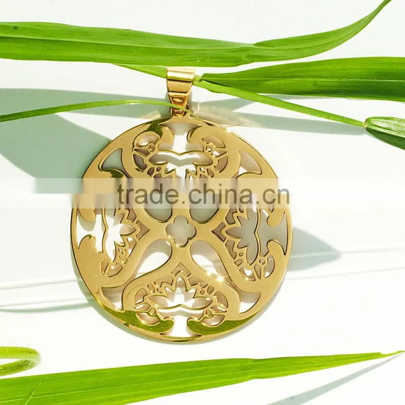 Big Size Laser Cutting Stainless Steel New Design Pendant