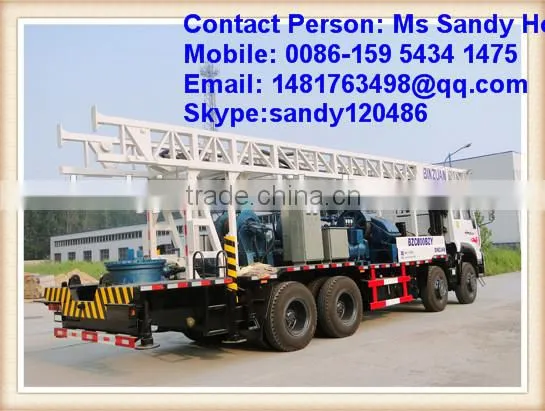 600 meters truck mounted water well drilling rig