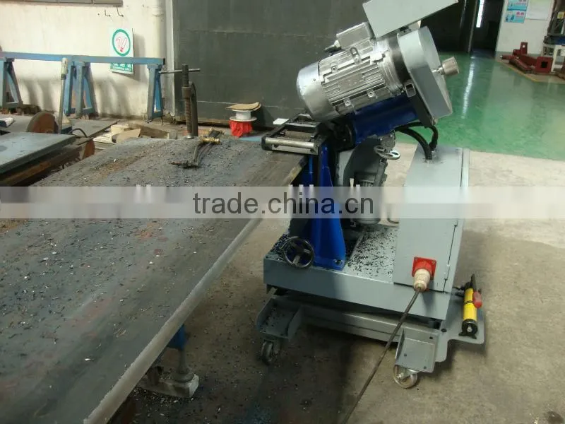 China NODHA GMMA-80A Steel Plate Edge Milling Machine for top side plate beveling