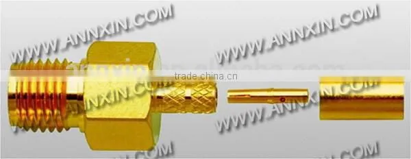 Durable hot sell sma type bulkhead connector rg174