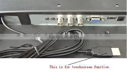 21.5 inch tft led touch screen monitor for cctv security