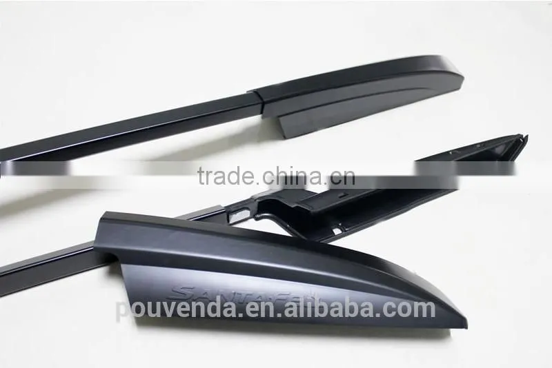 High quality Aluminium Alloy Roof Rack for 2013+ Hyundai Santafe Roof rail Auto accessories from Pouvenda