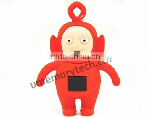 Lovely Teletubbies shape usb flash drive, bulk 4gb usb2.0 pen drive
