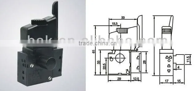13mm electric drill switch