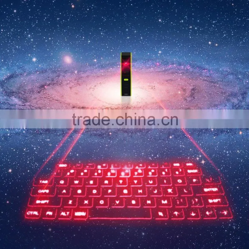 Factory hight quality laser virtual keyboard qwerty , Wireless Laser Projection Virtual Keyboard Made in China Manufacture