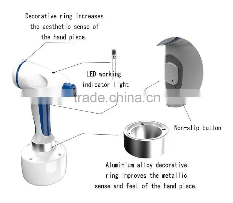 Hot in USA 2015 new designed vertical hifu body slimming machine