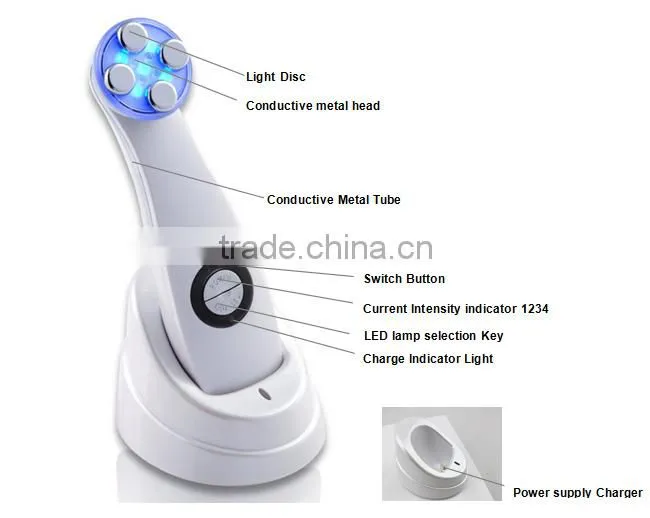 Personal Care Fractional RF Wrinkle Anti-aging 5in1 Red Led Therapy Dot Matrix Device