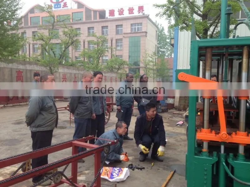 Heavy industries QT5-20 Concrete Hollow&Paver brick making machine production line