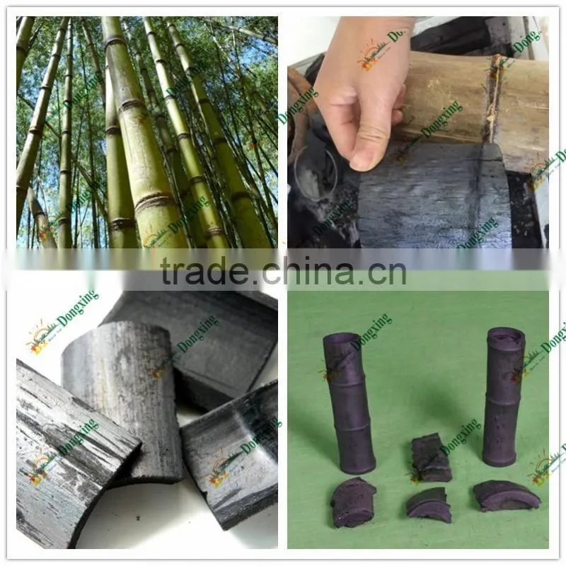 wood timber sawdust charcoal briquettes carbonization stove