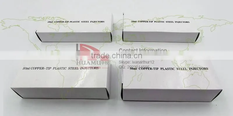 pig syringe 10 ml 130*60* 20 mm TPX animal syringe