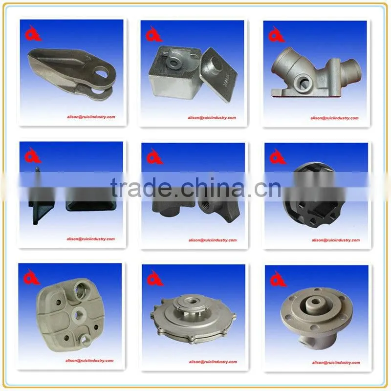 Black surface treatment cast iron casting trailer part