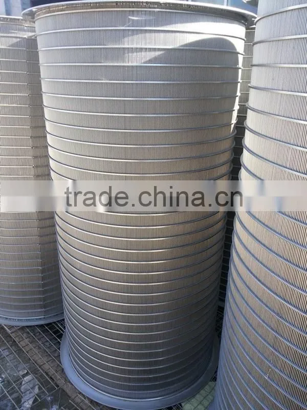 YS Manufacturer Stainless steel Johnson wedge wire wrapped screen filter