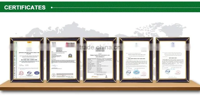 ISO economic metal sheet steel frame factory