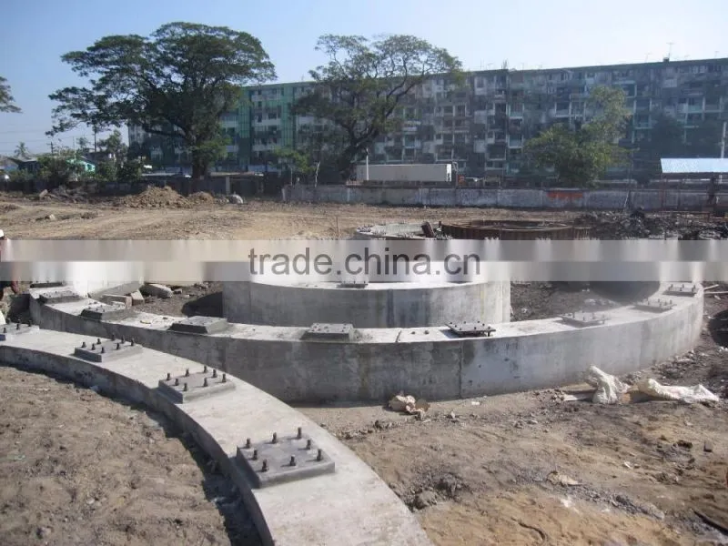 300ton pellets silo for PVC storage