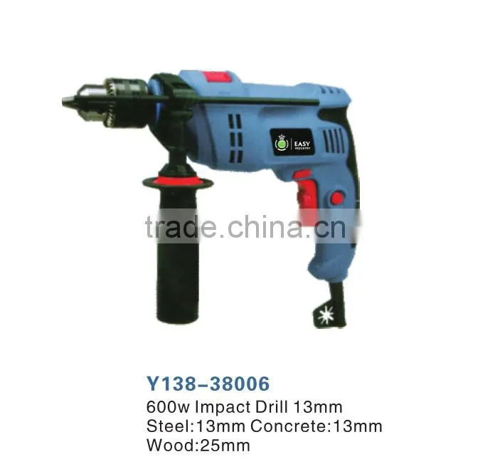 EASY 13mm 600W 1050W Professional Electric Powerfull Impact Drill