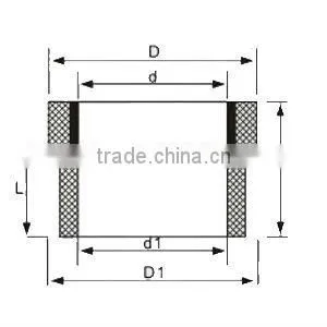 UPVC female adaptor DIN PN16/PVC female adaptor